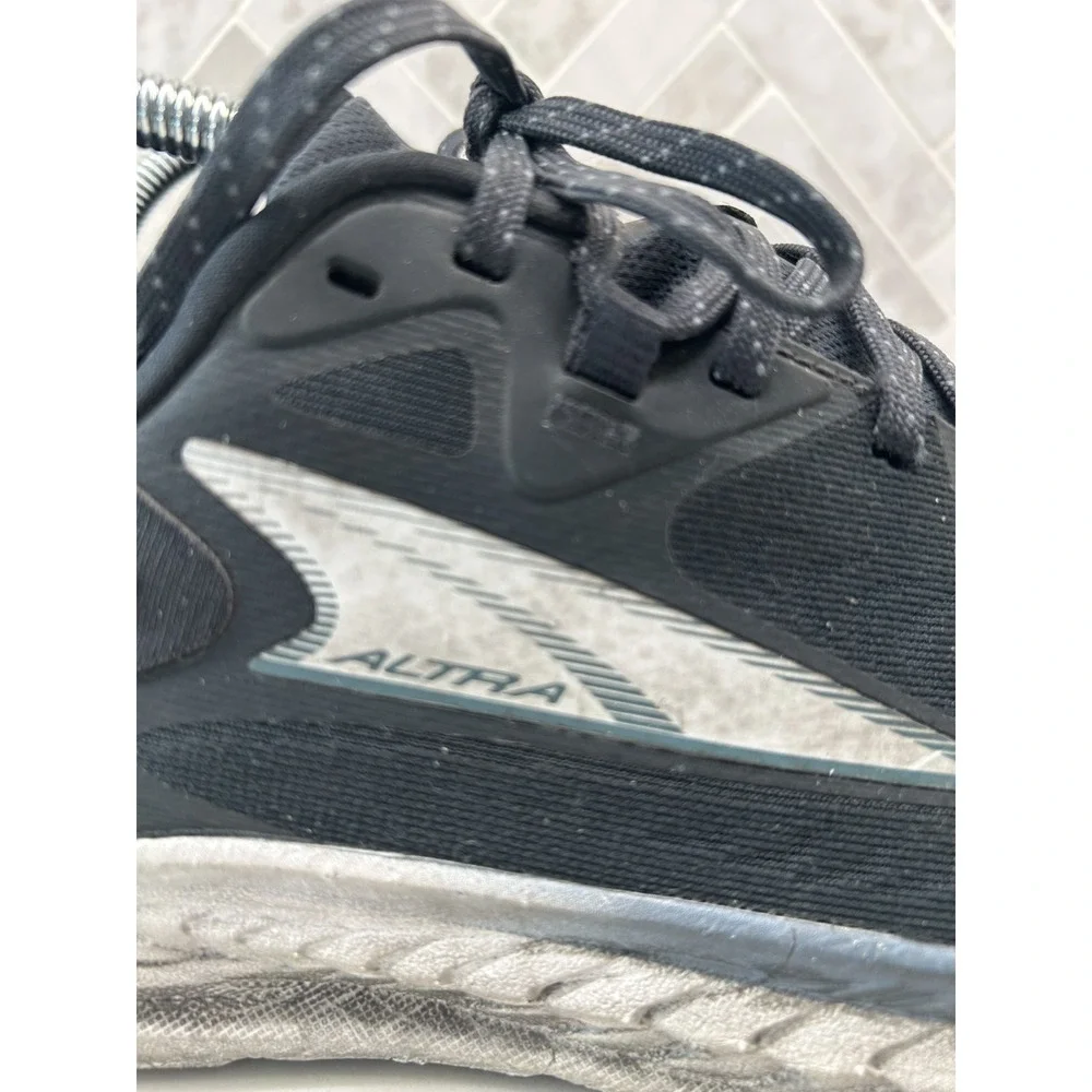 Altra Torin 7 Running Shoes‎ Mens Size 9 Black Sneakers Athletic Mesh Lace Up